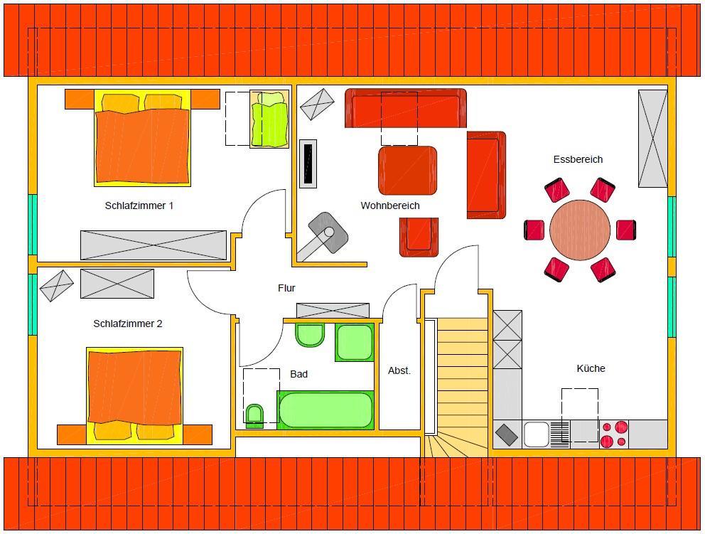 Ferienwohnung Familie Huebner لوبيك الغرفة الصورة